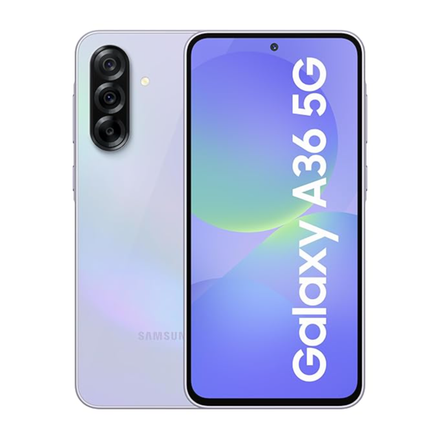 Samsung Galaxy A36 5G (Awesome Lavender, 8GB, 256GB) | Awesome Intelligence: Circle to Search, Intelligent Editing | Awesome 4nm Snapdragon Processor | Flagship Grade Selfie Camera