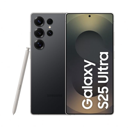 Samsung Galaxy S25 Ultra 5G AI Smartphone (Titanium Black, 12GB RAM, 256GB Storage), 200MP Camera,