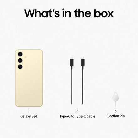 Samsung Galaxy S24 5G AI Smartphone (Amber Yellow, 8GB, 256GB Storage) - Image 3