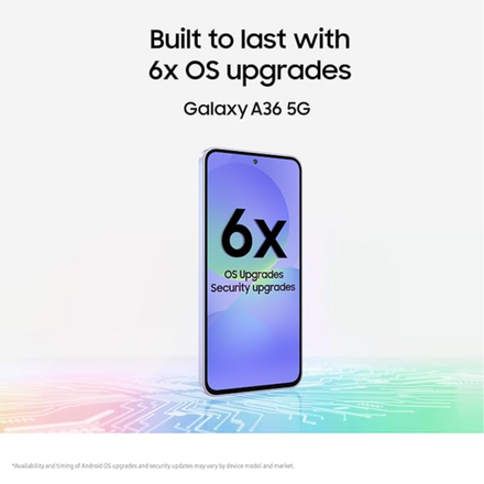 Samsung Galaxy A36 5G (Awesome Lavender, 8GB, 256GB) | Awesome Intelligence: Circle to Search, Intelligent Editing | Awesome 4nm Snapdragon Processor | Flagship Grade Selfie Camera - Image 3