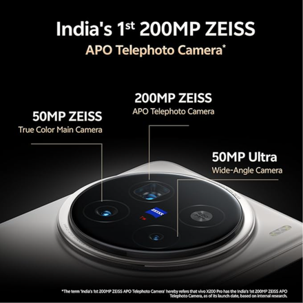 Vivo X200 Pro 5G (Cosmos Black, 16GB RAM, 512GB Storage) with No Cost EMI/Additional Exchange Offers - Image 2